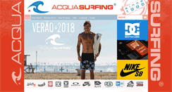Desktop Screenshot of acquasurfing.com.br